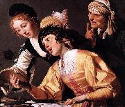 Gerrit van Honthorst The Concert Detail china oil painting artist